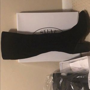 steve madden women's roxana whipstitch dress boots